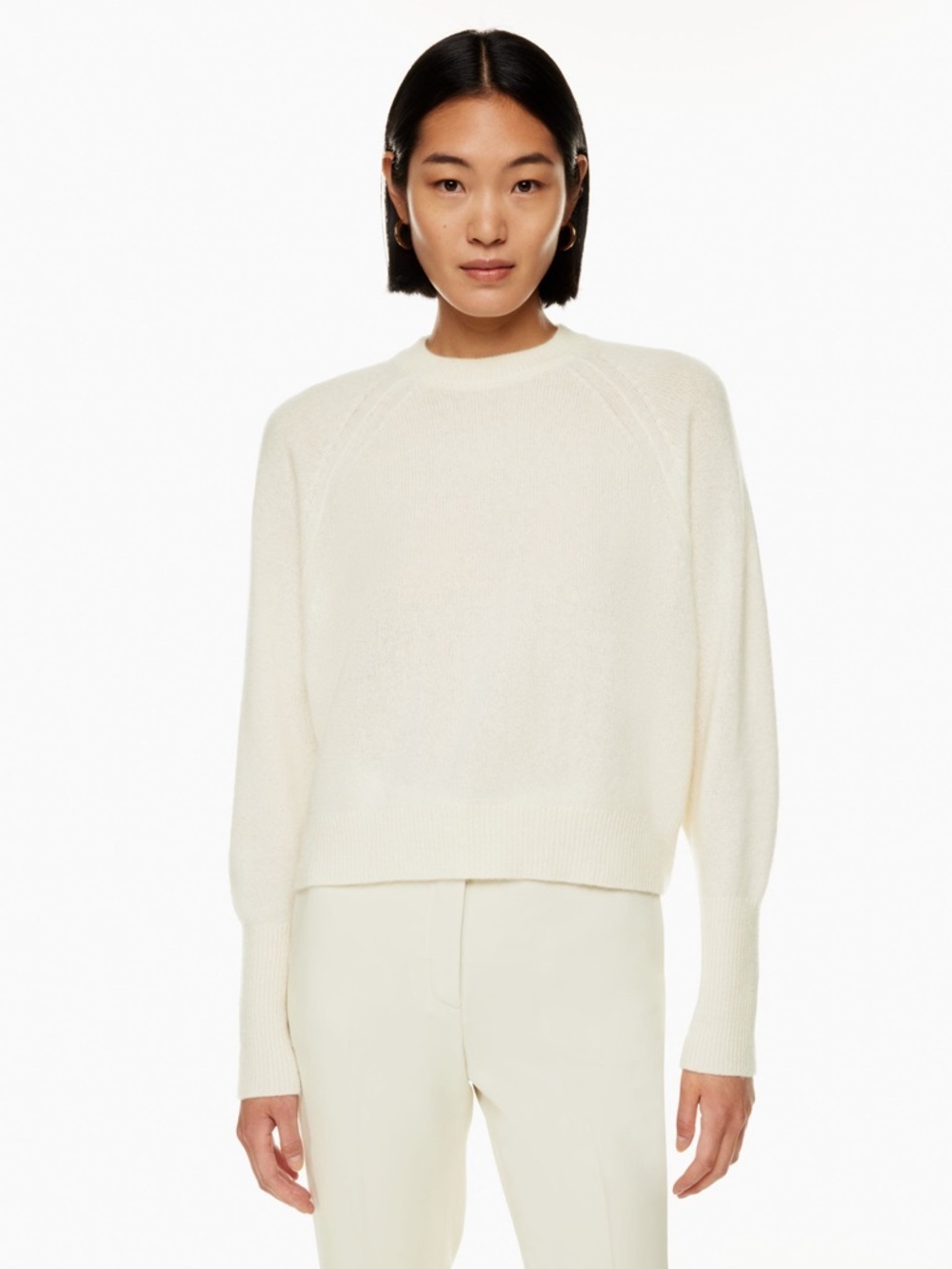 Aritzia The Group Luxe Cashmere Crewneck Sweater- Size Small